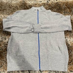 Mens Cashmere zip up